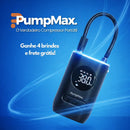 Compressor de Ar Portátil PumpMax + 4 BRINDES EXCLUSIVOS + FRETE GRÁTIS